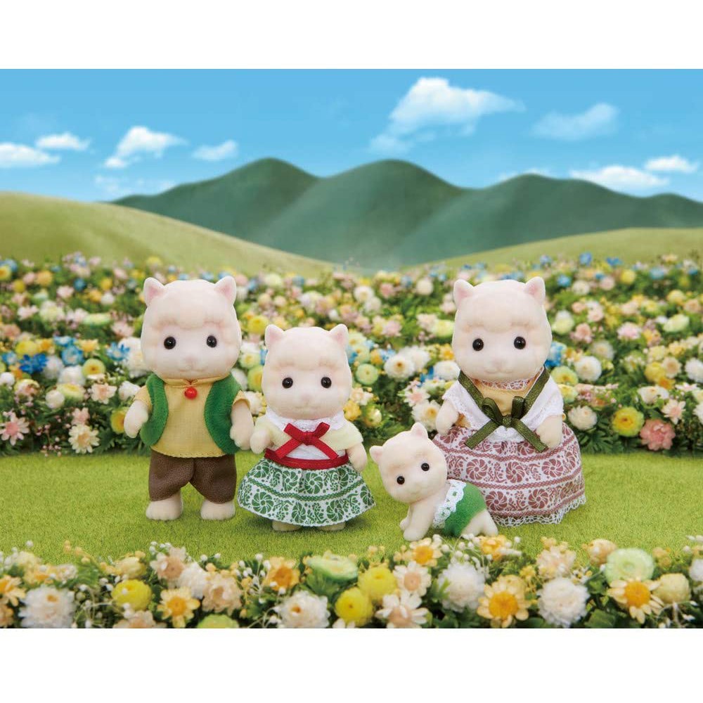 Đồ Chơi Sylvanian Families Gia Đình Lạc Đà Woolly Alpaca