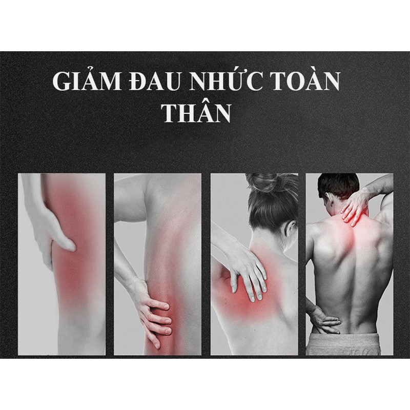 Nệm (Đệm) massage toàn thân Elip - Ghế Mát Xa Đa Năng Toàn Thân giảm stress, lưu thông khí huyết, giảm đau nhức toàn cơ