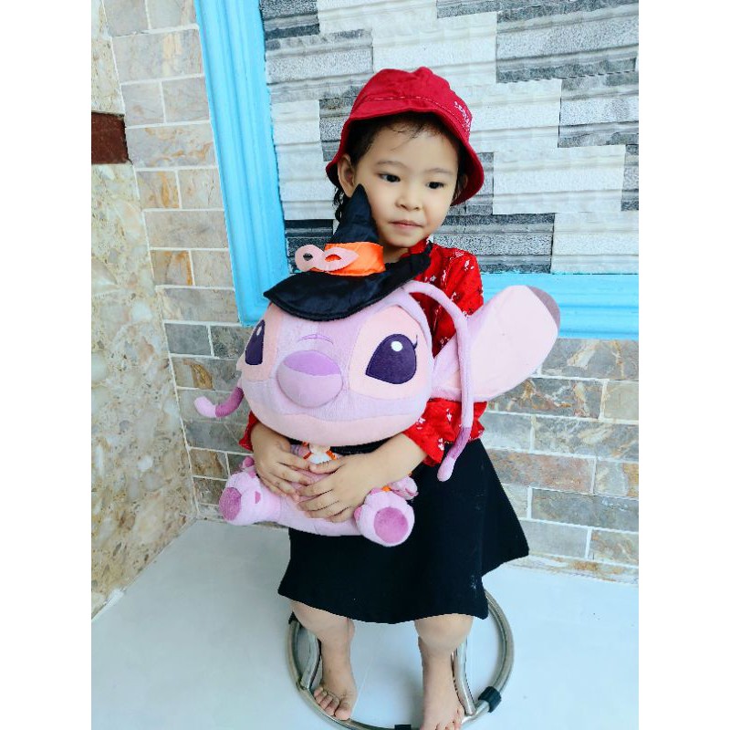 Gấu bông stick hồng và xanh