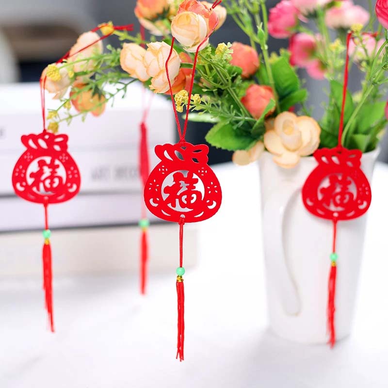 Set 6 dây treo trang trí năm mới phong cách Trung Hoa
