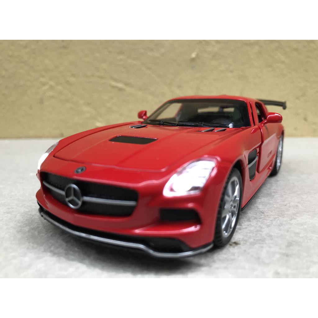 Mô hình xe ô tô Mercedes SLS AMG 1:32