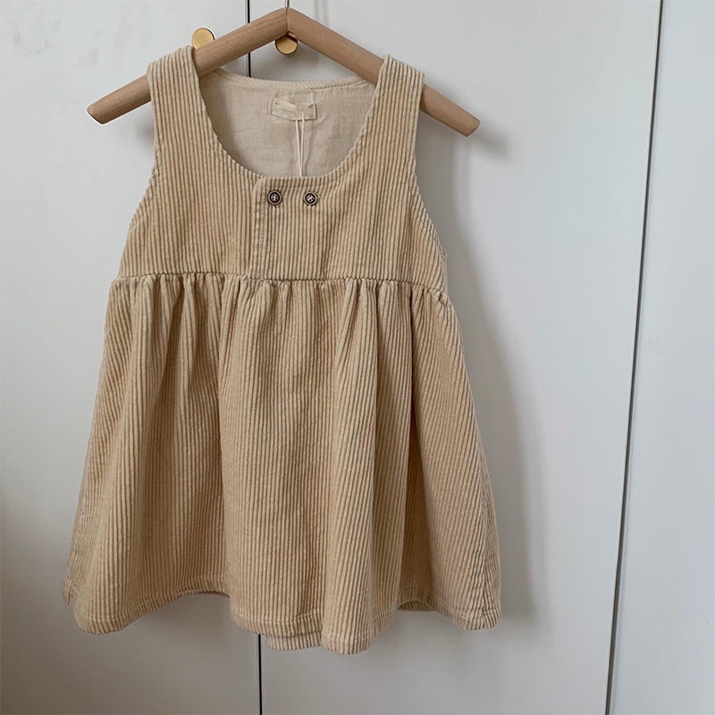 ❤Đầm Búp Bê Dáng Rộng Phong Cách Hàn Quốc Thời Trang Mùa Thu Xinh Xắn Cho Bé Gái