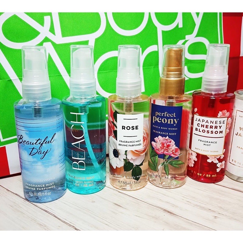 ✈️ Nhiều Mùi | Travel Size 88ml | Xịt Thơm Nước Hoa Toàn Thân Mini Bath & Body Works Fine Fragrance Mist | BigBuy360 - bigbuy360.vn