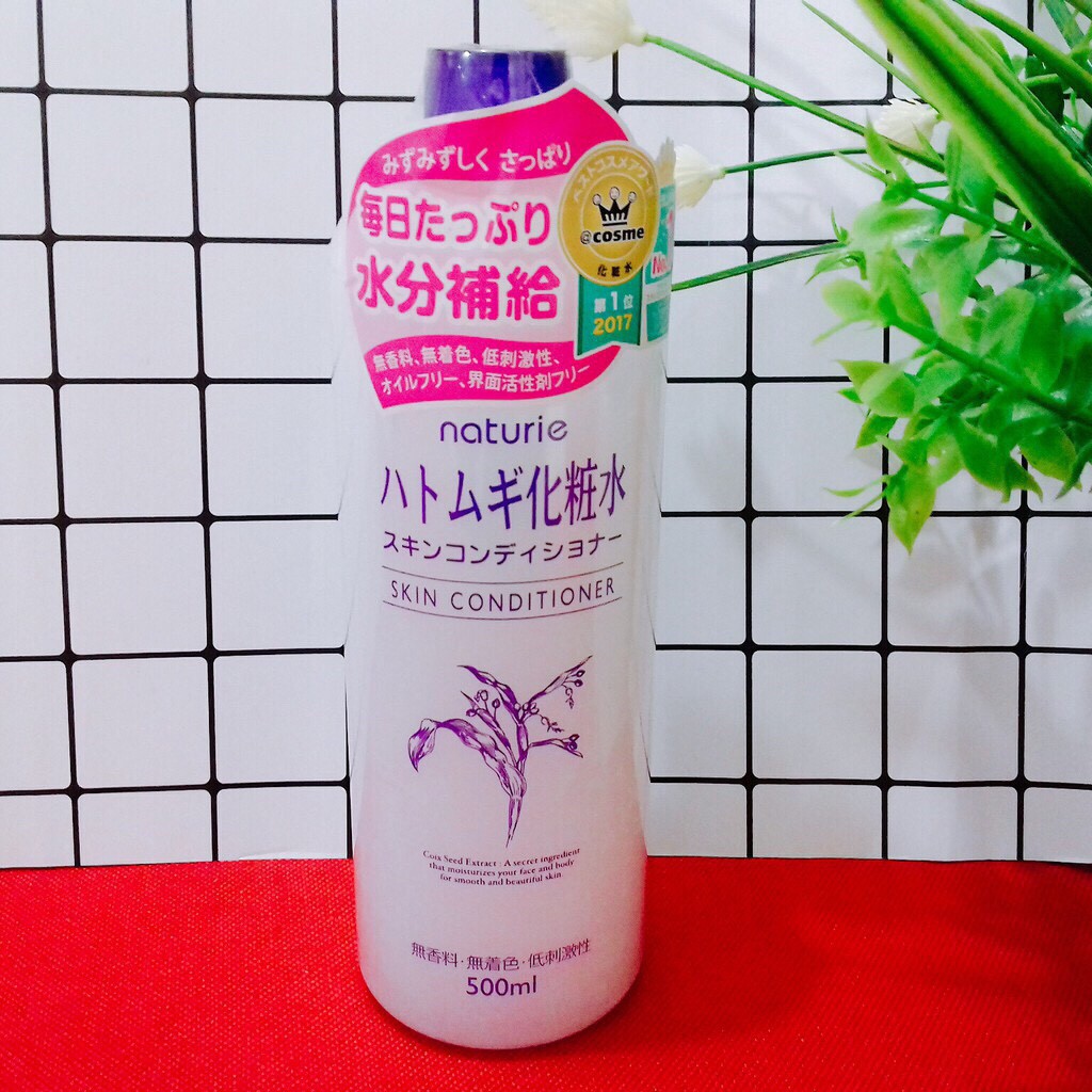 [ Cam Kết Chính Hãng] Nước Hoa Hồng Ý Dĩ Naturie Skin Nhật Bản Dưỡng Trắng Da- 500ml | BigBuy360 - bigbuy360.vn