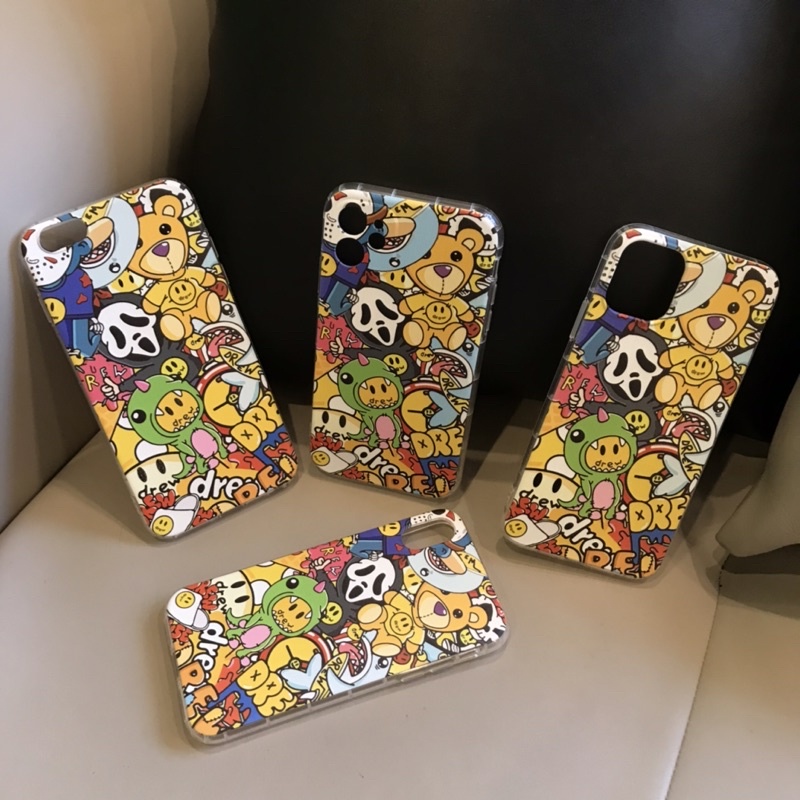 Mối bỏ sỉ case ốp lưng iphone drew 4 cute hạt me akira xưởng in ốp