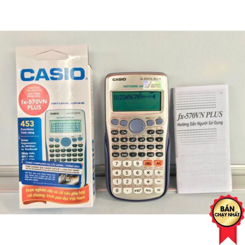 Máy Tính CASIO FX 580VNX _ CASIO 570VN_CASIO 570ES, Tính Toán Nhanh Độ Chính Xác Cao