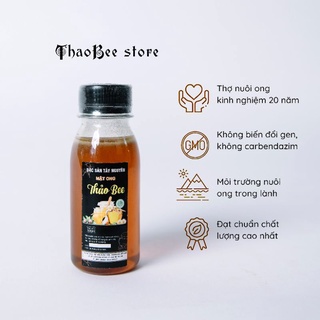 Mật ong nguyên chất 100ml ( Bạc hà/ Hoa nhãn/ Cỏ Kim/ Tràm)