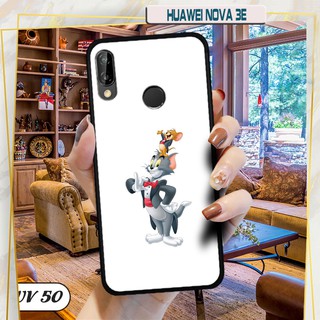 Ốp điện thoại Huawei Nova 3e - lưng nhám viền dẻo