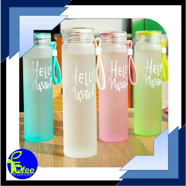 Bình Đựng Nước Thể Thao Bằng Nhựa Hình Hello Master 480ml