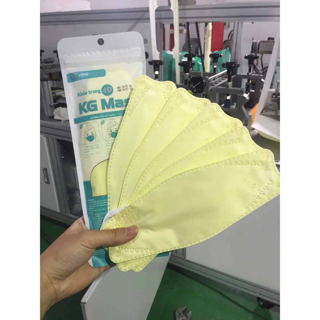 Bịch 5 Chiếc Khẩu Trang 4D KG Mask cao cấp. | BigBuy360 - bigbuy360.vn