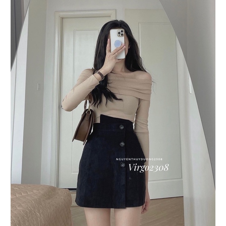 [HÀNG SẴN]ÁO LEN TĂM LẠNH TRỄ VAI TIỂU THƯ | BigBuy360 - bigbuy360.vn