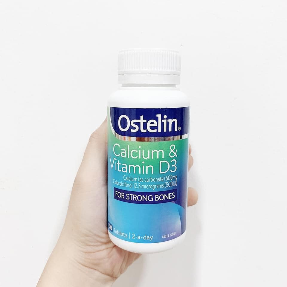 [CHUẨN AIR] Ostelin Calcium & Vitamin D3 Úc, Bổ Sung Canxi Cho Bà Bầu Hộp 130 Viên