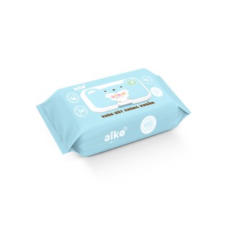 Khăn ướt Aiko kháng khuẩn 100 tờ