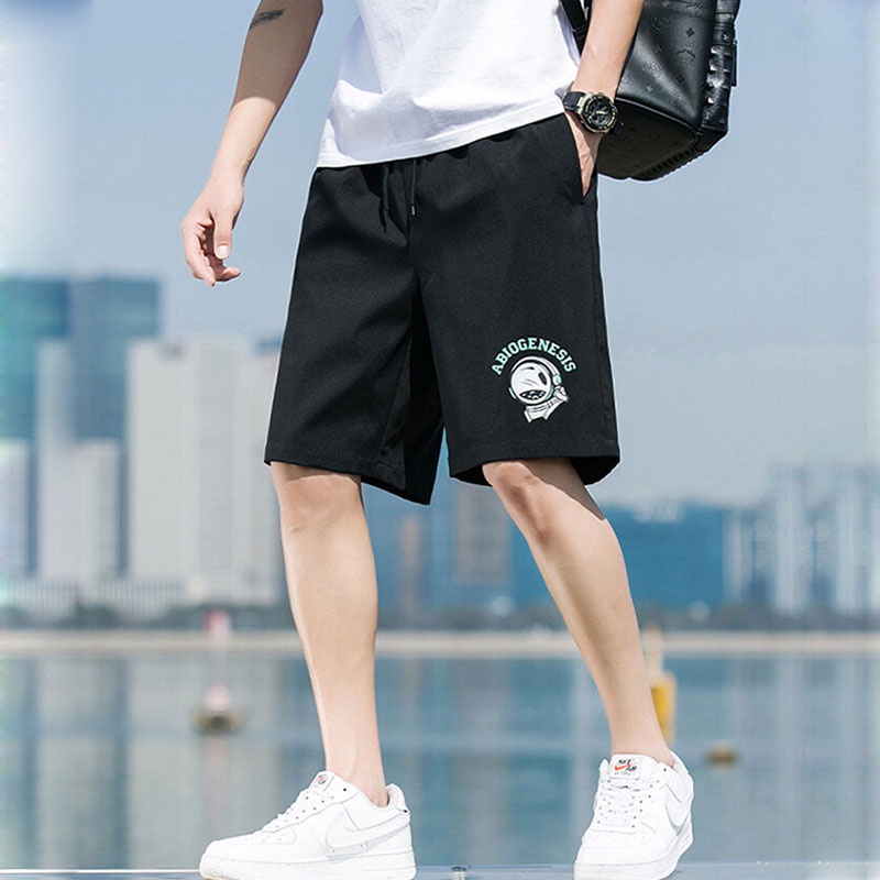 Quần Short Nam Lưng Thun Cột Dây Năng Động