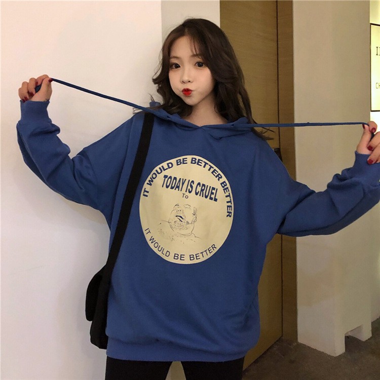 Áo hoodie có mũ phong cách nhẹ nhàng [Có thể làm áo chống nắng] | BigBuy360 - bigbuy360.vn