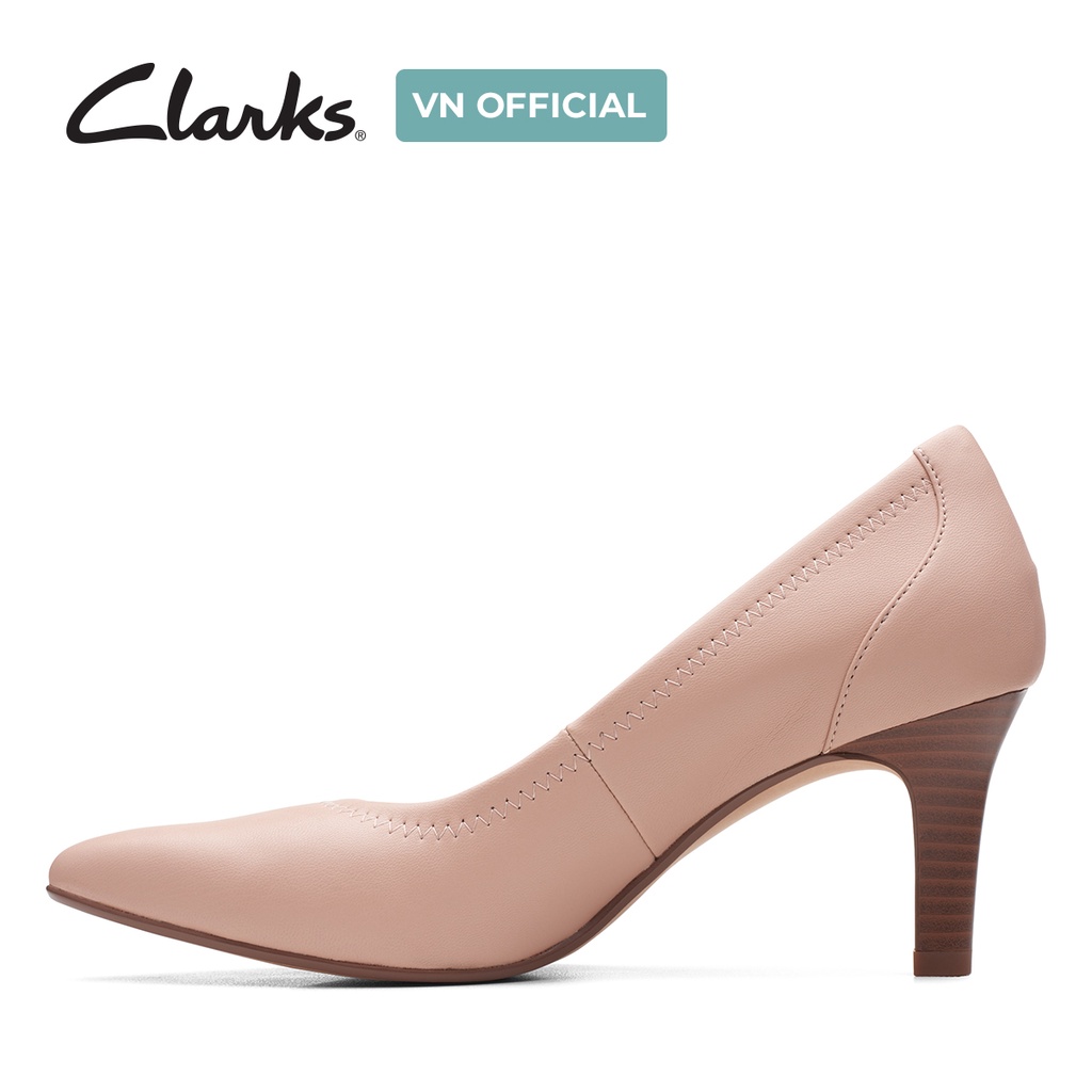 Giày cao gót nữ CLARKS Illeana Pump màu Dark Blush