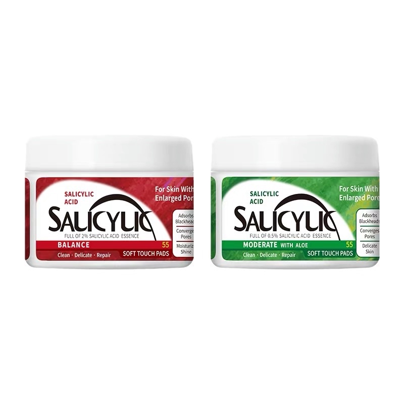 Pad  tẩy da chết hoá học chứa acid salicylic giúp da sạch thâm, hết mụn nội địa Trung