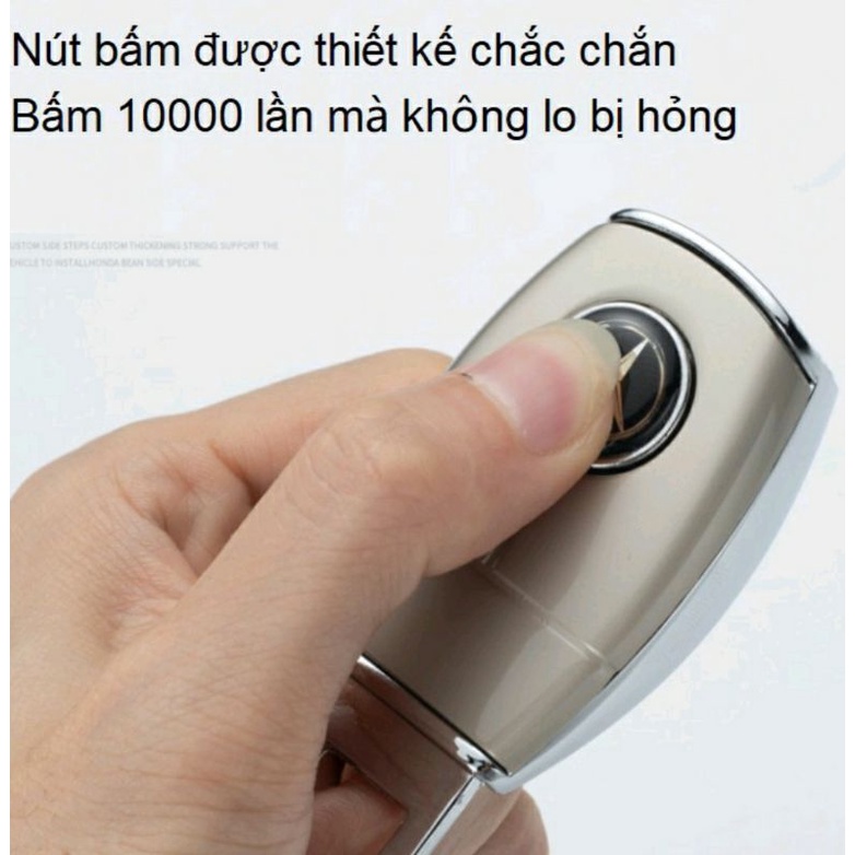 1 Chốt cắm đai an toàn, chốt chồng đai ngắt chuông cho ô tô - Có thể cắm nối tiếp - Chất liệu Inox mạ Crom cao cấp