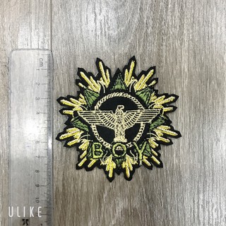 Sticker ,logo Thêu tròn chim boy