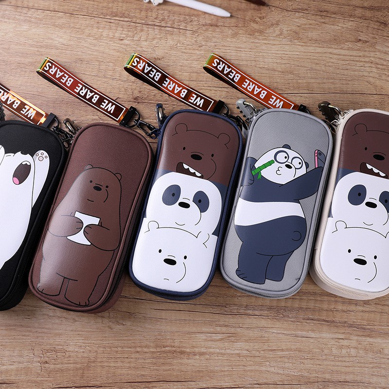 Hộp Bút Gấu Hoạt Hình Nhiều Mẫu Dễ Thương - Hộp Bút Dung Tích Lớn