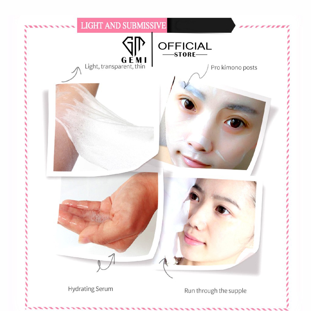 Mặt Nạ Dưỡng Trắng Da 🍁𝑭𝒓𝒆𝒆𝒔𝒉𝒊𝒑🍁 Mặt Nạ Giấy Dưỡng Trắng, Cấp Ẩm, Thải Độc HA IMAGES - Nội Địa Trung | Thế Giới Skin Care