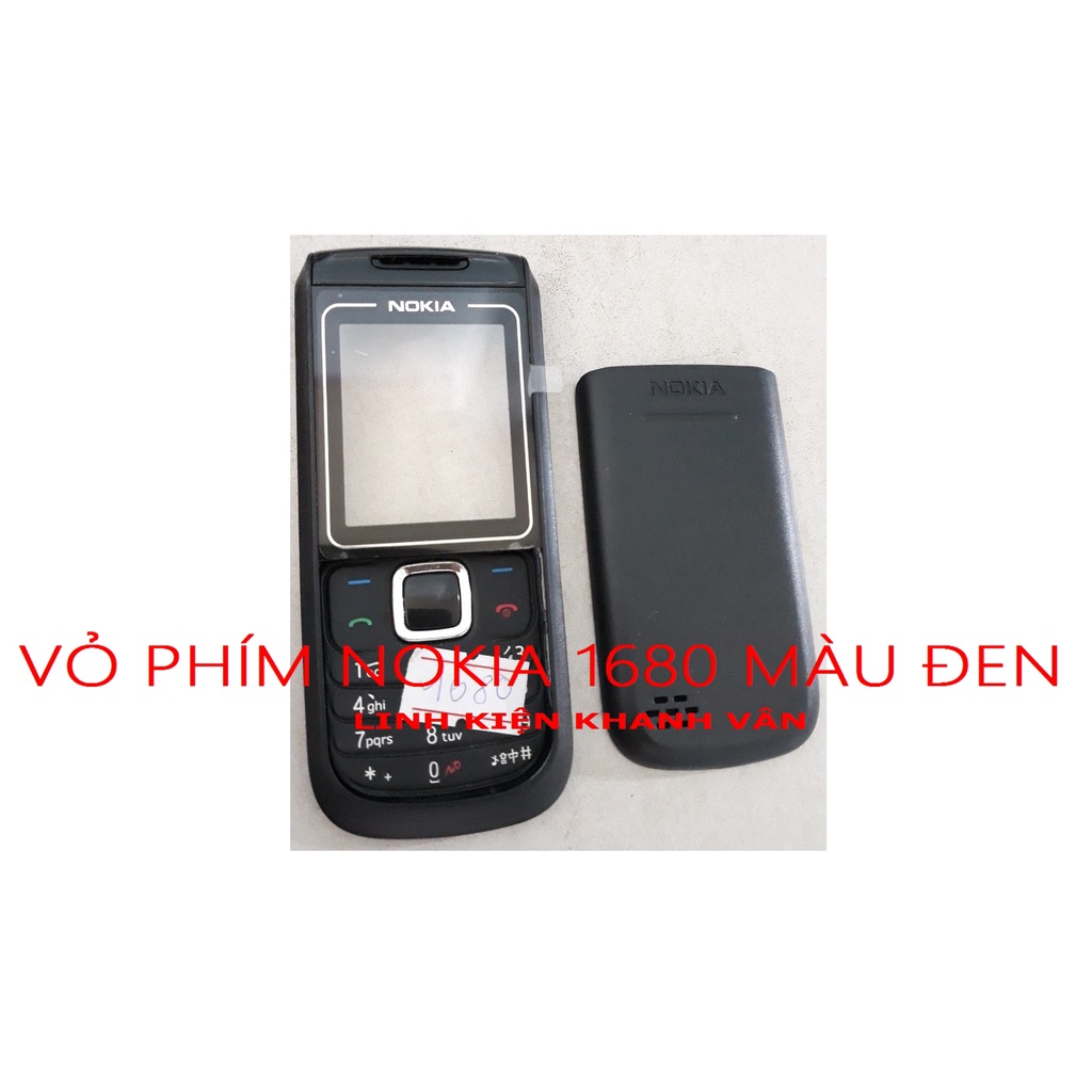 VỎ PHÍM NOKIA 1680 MÀU ĐEN