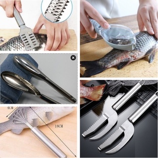 [5❤️][FREESHIP] DDỤNG CỤ ĐÁNH VẢY CÁ, DAO MỔ CÁ ĐA NĂNG INOX NHIỀU LOẠI [HCM]