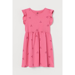 Váy cánh tiên cherry hồng size 4-6y_hàng chính hãng authentic