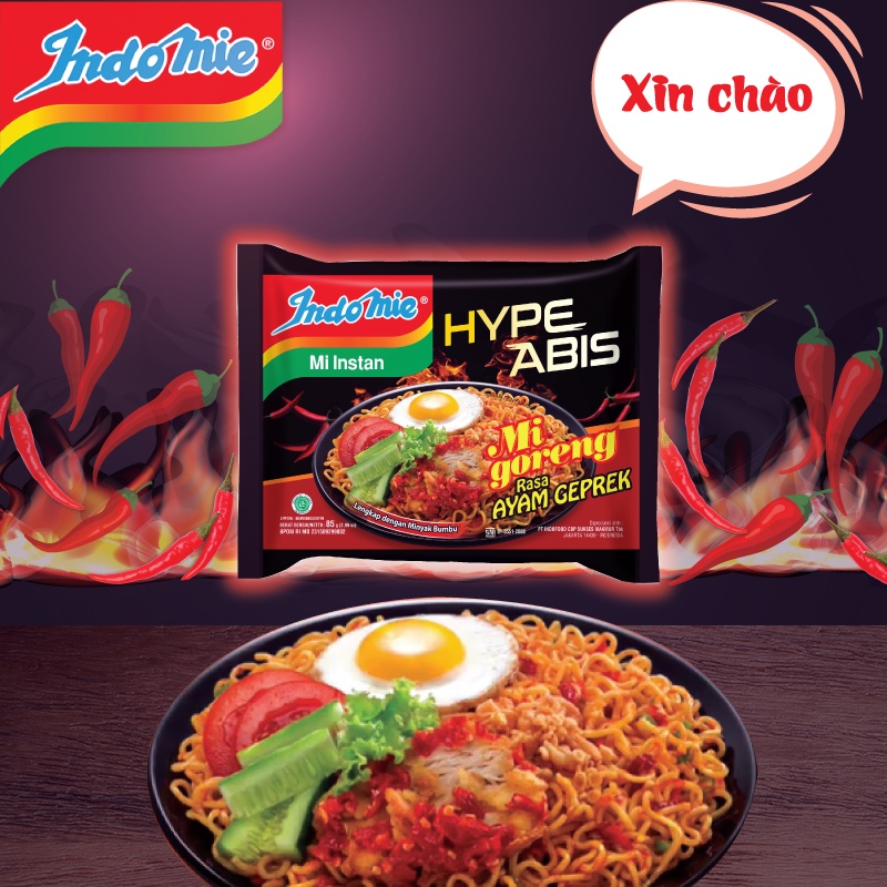 [SIÊUHOT] Thùng 40 Gói Mì Xào Khô Indomie Mi Goreng Đủ 5 Vị | BigBuy360 - bigbuy360.vn