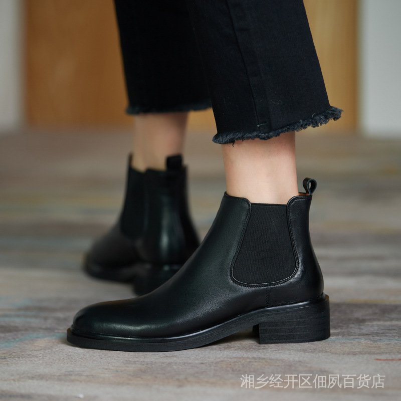 Giày Bốt Martin Cổ Thấp Phong Cách Anh Quốc Thời Trang Xuân Thu 2021 Cá Tính Cho Nữ