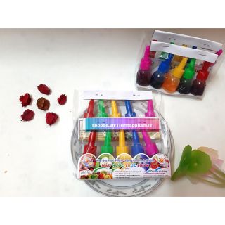 Set 5 Màu thực phẩm nguyên liệu làm Slime, làm bánh,  an toàn thực phẩm