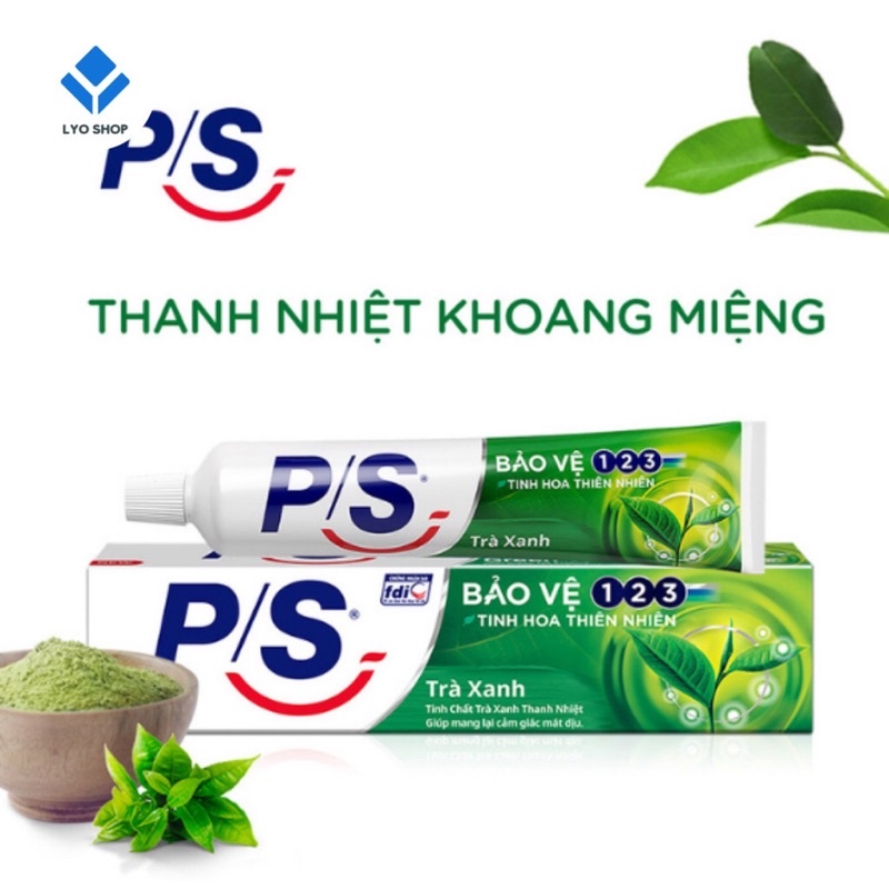 KEM ĐÁNH RĂNG P/S TRÀ XANH/NGỪA SÂU RĂNG LOẠI 190G