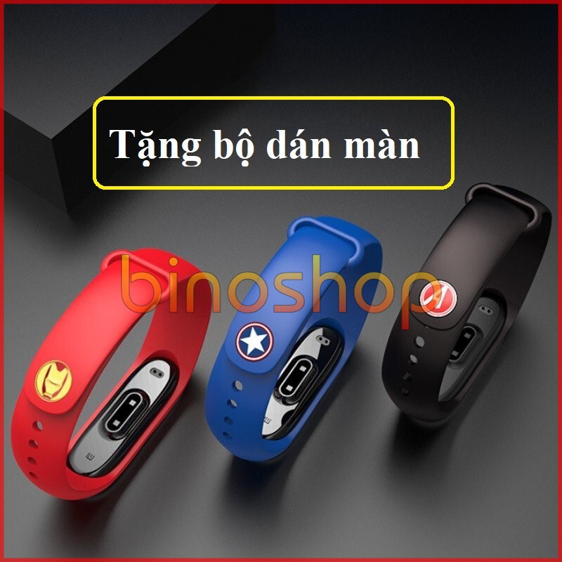 Combo 3 dây đeo Miband 4 Avenger (Mi Band 4 Avengers)