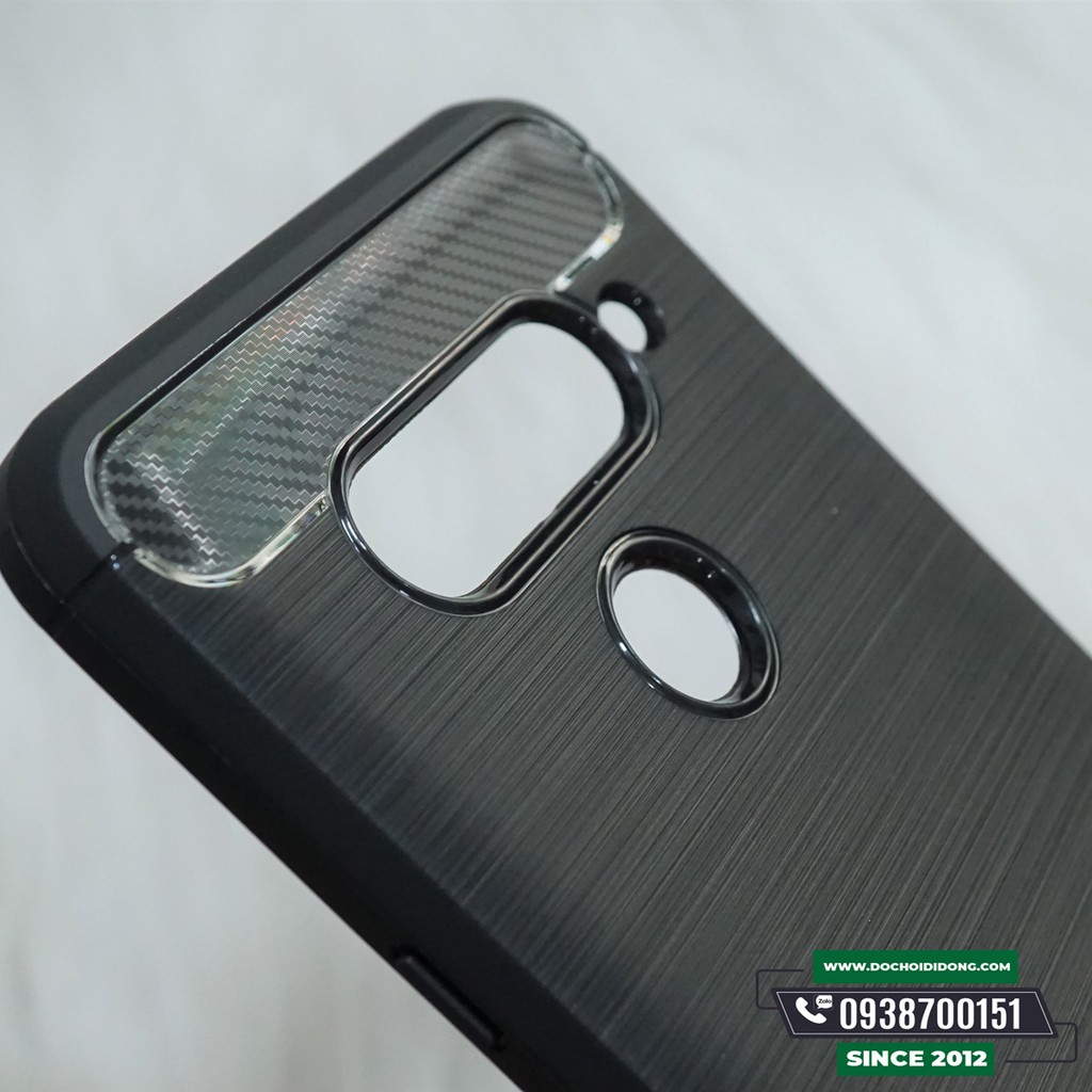 Ốp Lưng LG V40 Likgus Dẻo Sọc Kim Loại Chống Sốc