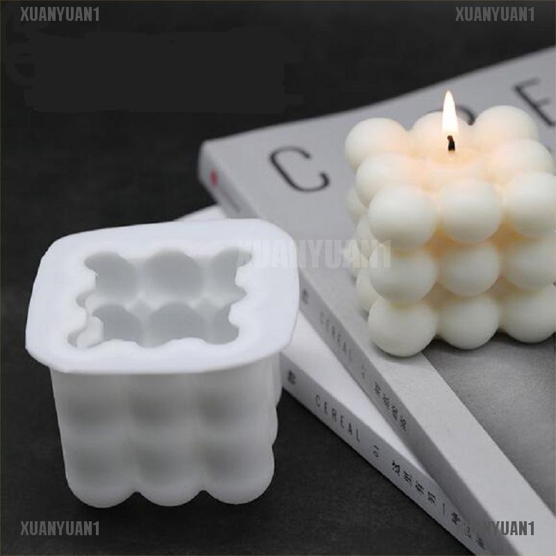 [XUANYUAN1] Khuôn Làm Nến Sáp Nến Thạch Cao 3d DIY