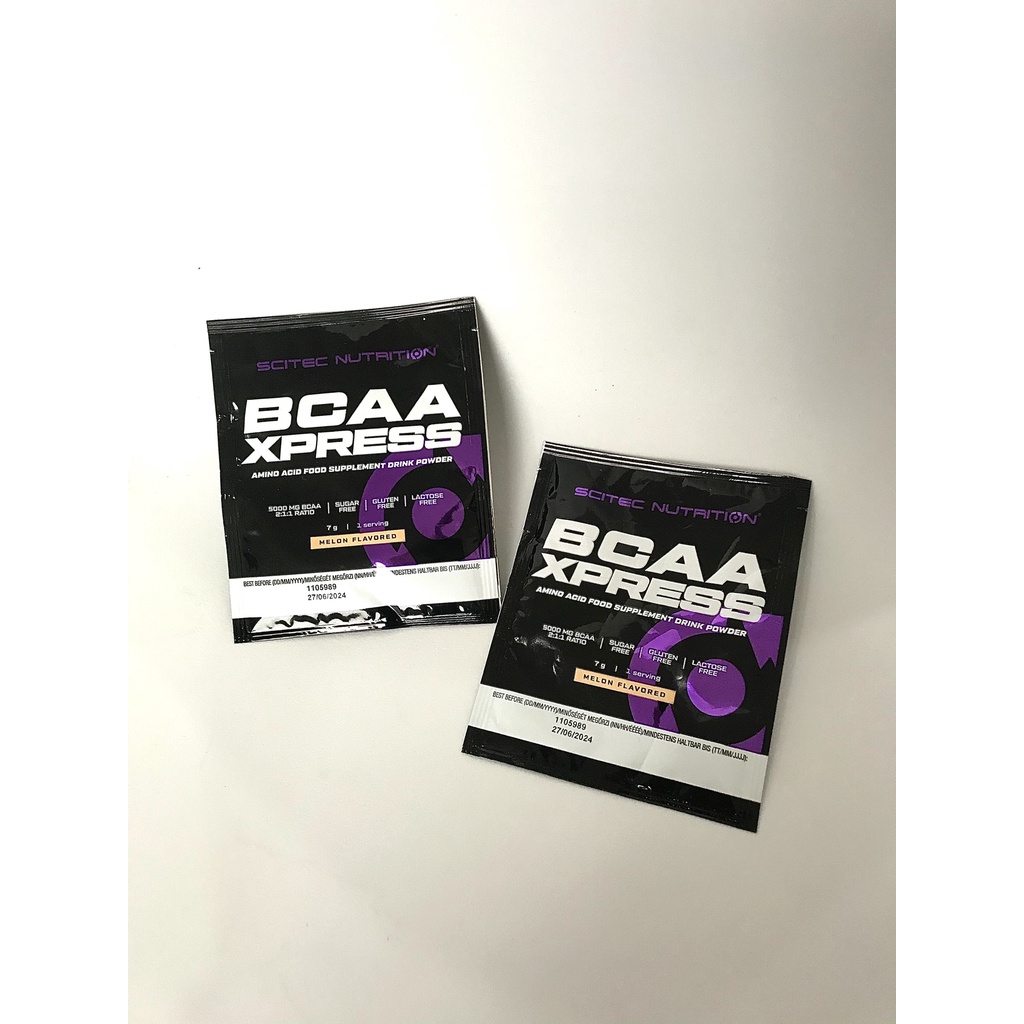 Sample BCAA | Phục hồi, phát triển và chống dị hóa cơ | Combo 5-10 Gói Mẫu Dùng Thử 1 Lần Scitec BCAA XPRESS 7G