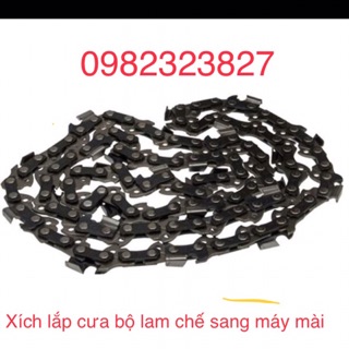Xích lắp lam cưa chế máy mài