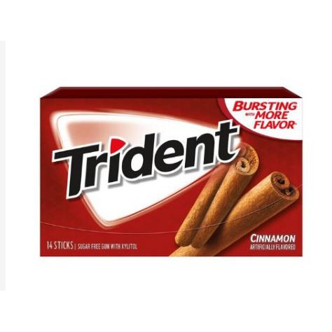 [siêu hot] Kẹo Cao Su Không Đường Trident Hương Quế 26.6g | BigBuy360 - bigbuy360.vn