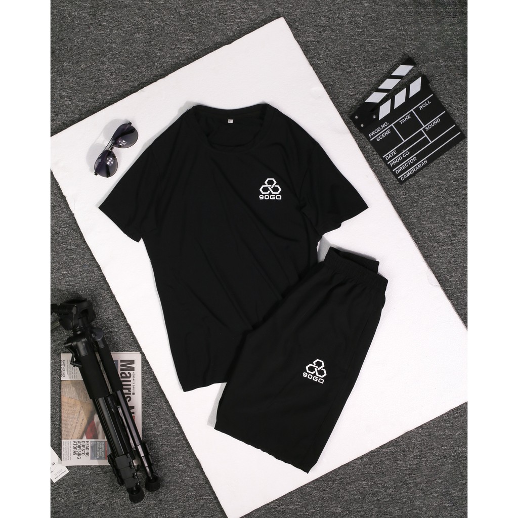 [Mã SR11JUNE5 giảm 20K đơn 50K] Bộ thể thao nam 90GO cổ tròn chất liệu thể thao co giãn, phù hợp nhiều lứa tuổi. | BigBuy360 - bigbuy360.vn