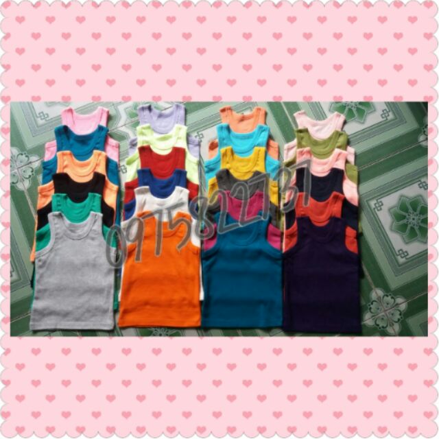 áo ba lỗ thun borip 100% cotton