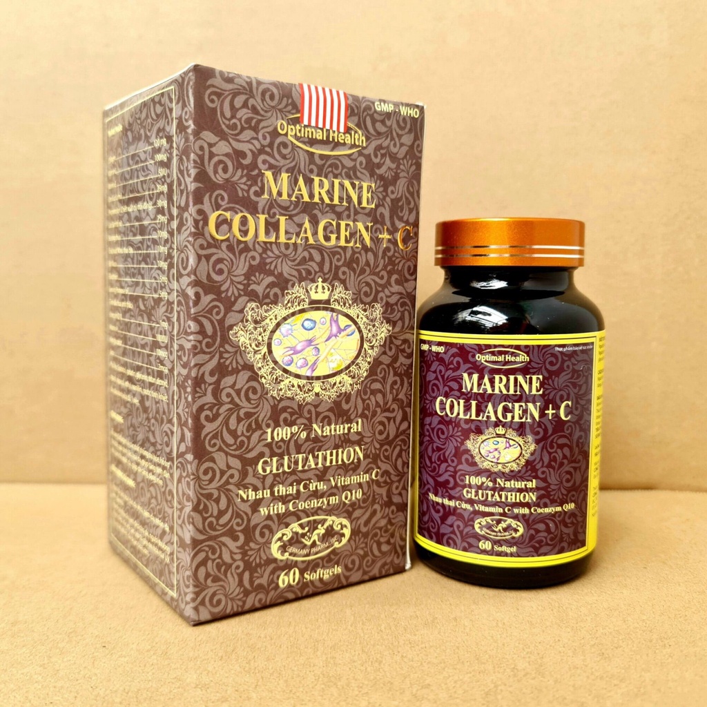 Viên uống bổ sung Marine Collagen C lọ 60 viên Medisun