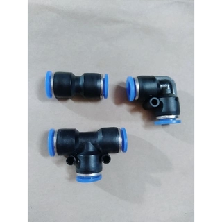 Nối thẳng, co, cút, góc, nối nhanh ống ti ô hơi các cỡ 4, 5, 6, 8, 10, 12, 14, 16