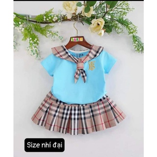 Set váy thủy thủ bé gái siêu cute cho bé