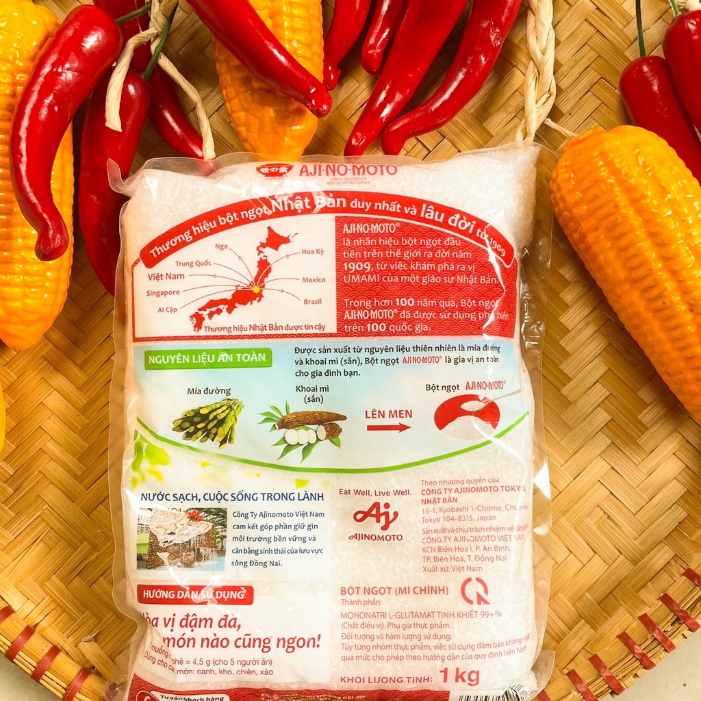 Bột ngọt Ajinomoto - trọng lượng 454gr