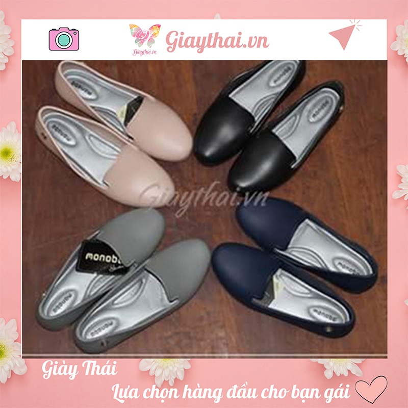 Giày nhựa Thái Lan Đi Mưa Cho Bạn Nữ Monobo Sara