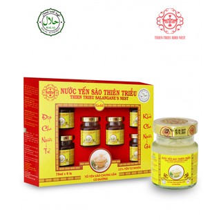 Yến sào Nước yến sào Thiên Triều_Cao Cấp ( hộp 6 hũ 70ml/1 hũ) 22%