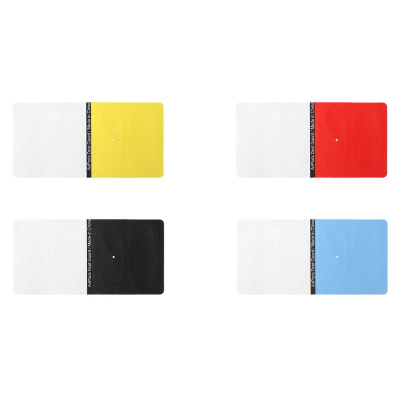 Miếng Dán Chống Bụi Chống Trầy Xước Cho Hộp Đựng Tai Nghe Bluetooth-Màu Trắng