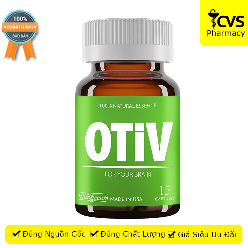 Viên Uống OTiV - Cải Thiện Đau Nửa Đầu Tăng Cường Trí Nhớ