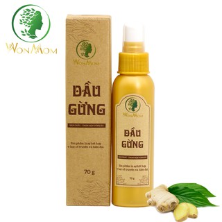 Giảm 35K - Đơn 339K  Dầu Gừng Massage Tan Mỡ Bụng Sau Sinh Wonmom 70g