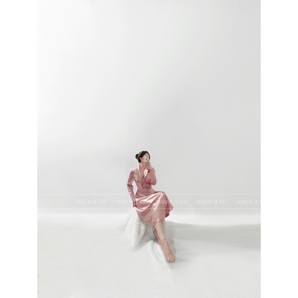 SET VEST LỤA CỘT EO TRENDY MAY THEO SỐ ĐO RIÊNG | HÀNG THIẾT KẾ CAO CẤP | MAISON DE KAT